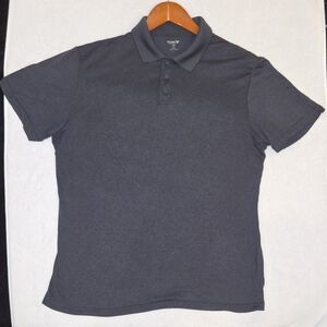2 Old NAVY Men's Polo Shirts (Grey & Navy Blue)